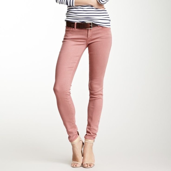 dusty pink skinny jeans